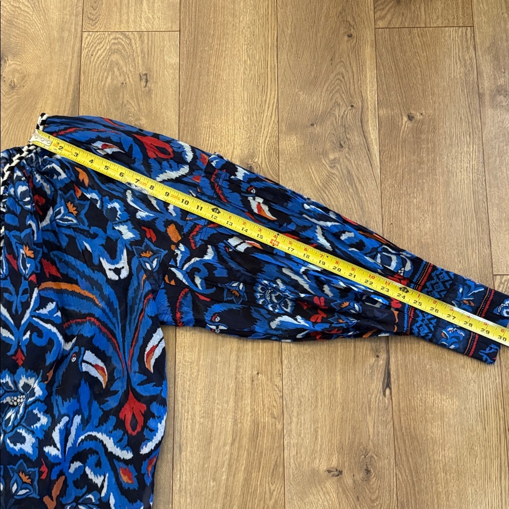 FARM Rio Blue and Orange Blouse - Picture 8 of 12